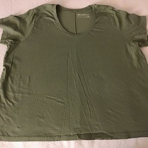 Eddie Bauer scoop neck tee   womens 2XL